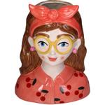 Kersten Vase Lady Multi-Rød H27 (817-KAL-4303)