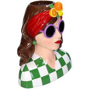 Kersten Vase Fashion-Lady Grønn-Rutet H29 (817-KAL-5286)