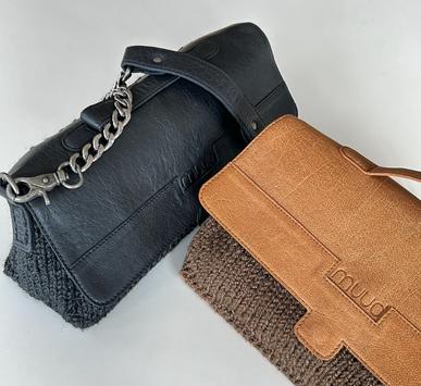 Muud Strikkepakke Haumea Veske bronse-whisky