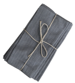 Chic Antique Stoffservietter Gråstripet 4pk (529-16092325)