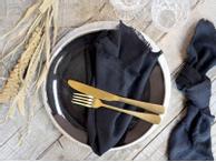 Chic Antique Stoffservietter Sort 4pk (529-16092524)