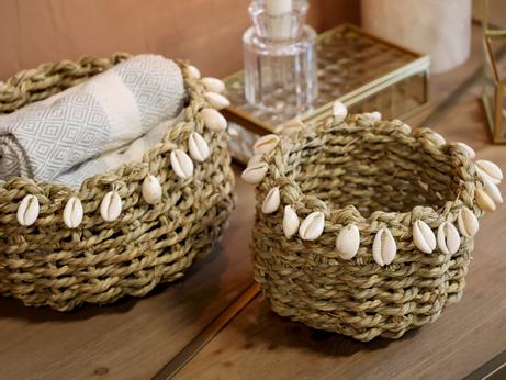 Chic Antique Kurv med skjell (529-15027100,15027200)