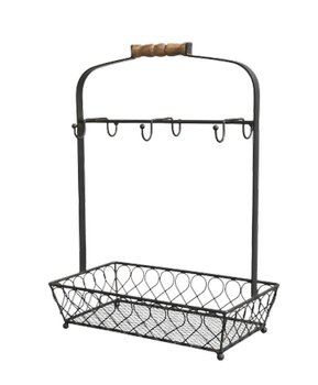 Chic Antique Kjøkkenoppbevaring Metall 6-knagger (529-64071525)