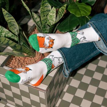 Mummi Sokker Jungel-Retro Dame str.36-42