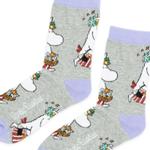 Mummi Sokker Mummimamma-Grå Dame_str.36-42 (708-MMAMMA17B)