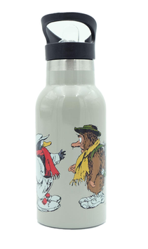 Flåklypa Drikkeflaske Samtalen Grå 350ml