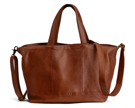 Muud Hiba Zip Veske Rich-Brown (569-2081-RB)