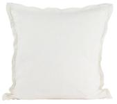 Lama Putetrekk Lin med kant 50x50cm Hvit (415-45018)