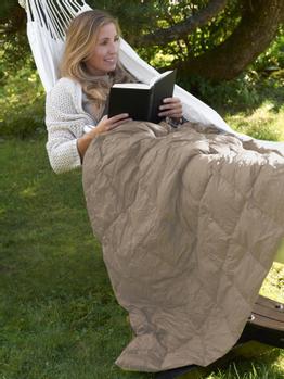 Norsk Dun Out&About Dunpledd Beige (479-115694)