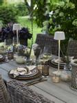 Riviera Maison Bordlampe Linen Oppladbar H43 (443-549820)