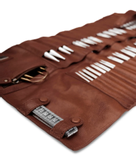 Muud Stockholm-XL Strikkepinneetui Rich-Brown (569-2095-RB)