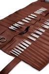 Muud Stockholm-XL Strikkepinneetui Rich-Brown (569-2095-RB)