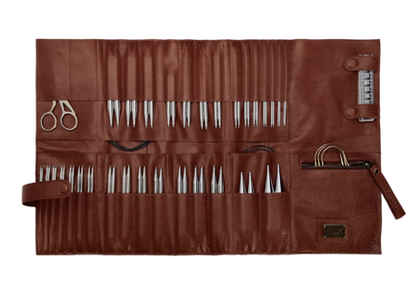 Muud Stockholm-XL Strikkepinneetui Rich-Brown (569-2095-RB)