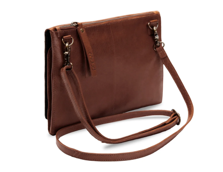 Muud Gro Crossbody-veske Rich-Brown (569-2089-RB)