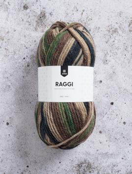 Järbo GARN Raggi Camouflage 15184, 100g