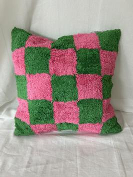 Kersten Pute Blocks Grønn-Rosa 45x45 (817-KAL-4448)