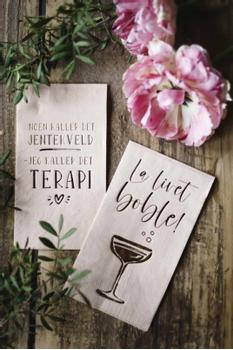 Trend Design Servietter La Livet Boble,  Rosa (298-L66306)