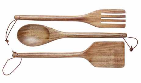 Anders Petter Kjøkkenredskaper Akasie natur 3stk