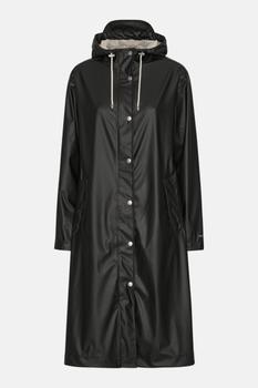 Ilse Jacobsen Regnjakke Lang Sort (807-RAIN232FR-002)
