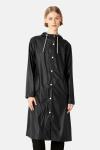 Ilse Jacobsen Regnjakke Lang Sort (807-RAIN232FR-002)