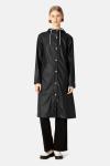 Ilse Jacobsen Regnjakke Lang Sort (807-RAIN232FR-002)