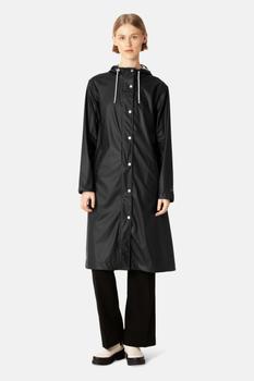 Ilse Jacobsen Regnjakke Lang Sort (807-RAIN232FR-002)