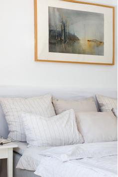 Ilse Jacobsen Sengesett bomull stripete sand (810-1002005402-)