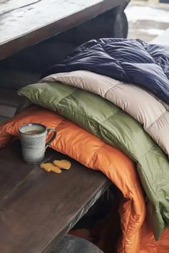 Norsk Dun Out&About Dunpledd Orange