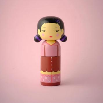 Lucie Kaas Kokeshi Squid-game Young-Hee-JumpRope H14,5 Sesong3 (595-SI01SGYH2)