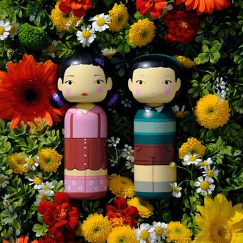 Lucie Kaas Kokeshi Squid-game Young-Hee-JumpRope H14,5 Sesong3 (595-SI01SGYH2)