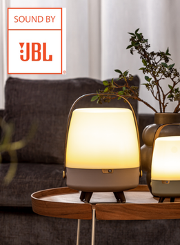 Kooduu LiteUp-Play JBL-Høyttaler-Lampe Earth Oppladbar H40