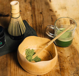 Mido Matcha-sett bambusvisp+bambusskål+bambusskje+holder (820-mido4set)