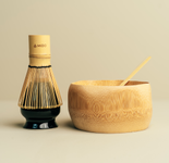 Mido Matcha-sett bambusvisp+bambusskål+bambusskje+holder (820-mido4set)