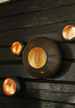 Halvor Bakke Pretoria Vegglykt metall Ø38