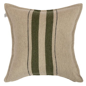 Halvor Bakke Vivero Putetrekk ullblanding beige-grønn_50x50