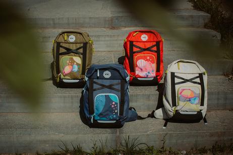 Knut & Kjartan Thulitt Skolesekk 22ltr Rød (652-BPS.00121.PK)