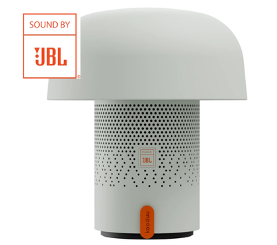 Kooduu SensaPlay JBL-høyttaler lampe oppladbar hvit
