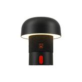 Kooduu SensaPlayMini høyttaler lampe oppladbar antrasitt H16cm (711-KO15-0101LS038-02)