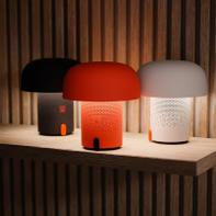 Kooduu SensaPlay høyttaler lampe oppladbar orange