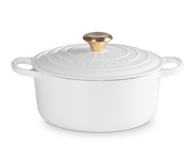 Le Creuset Støpejernsgryte Signature Hvit 4,2L (796-21177240101441)