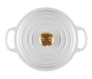 Le Creuset Støpejernsgryte Signature Hvit 4,2L (796-21177240101441)