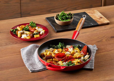 Le Creuset Støpejernspanne Signature Cerise Ø28 (796-20258280600422)