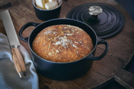 Le Creuset Støpejernsgryte Signature Matt-Sort 6, 7L (796-21177280000430)