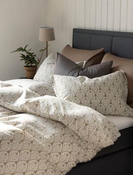 Borås Cotton Sengesett Marino Sateng grå (479-120250)