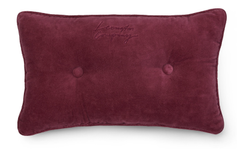 Lexington Pute Knappet Veloun burgunder_30x50