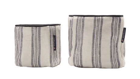 Lexington Kurvsett Økologisk-Bomull beige-sort 2stk (588-10008089)