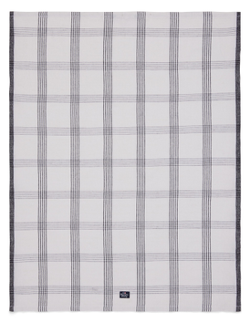 Lexington Kjøkkenhåndkle Checked Lin-Bomull hvit-svart_50x70