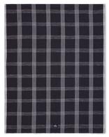 Lexington Kjøkkenhåndkle Checked Lin-Bomull svart-hvit_50x70