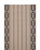 Lexington Gulvteppe Striped Økologisk-Bomull brun-svart (588-10008093-70x130)