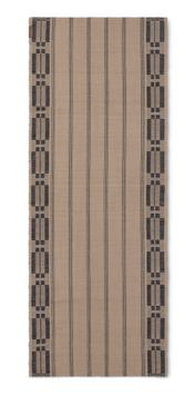 Lexington Gulvteppe Striped Økologisk-Bomull brun-svart (588-10008093-70x130)